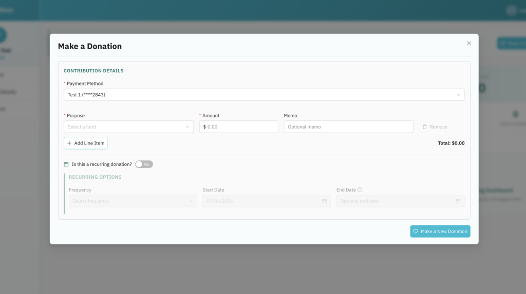 FlockBase affordable church software online contributions